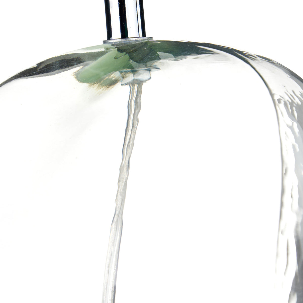 Hallie Clear Glass Table Lamp