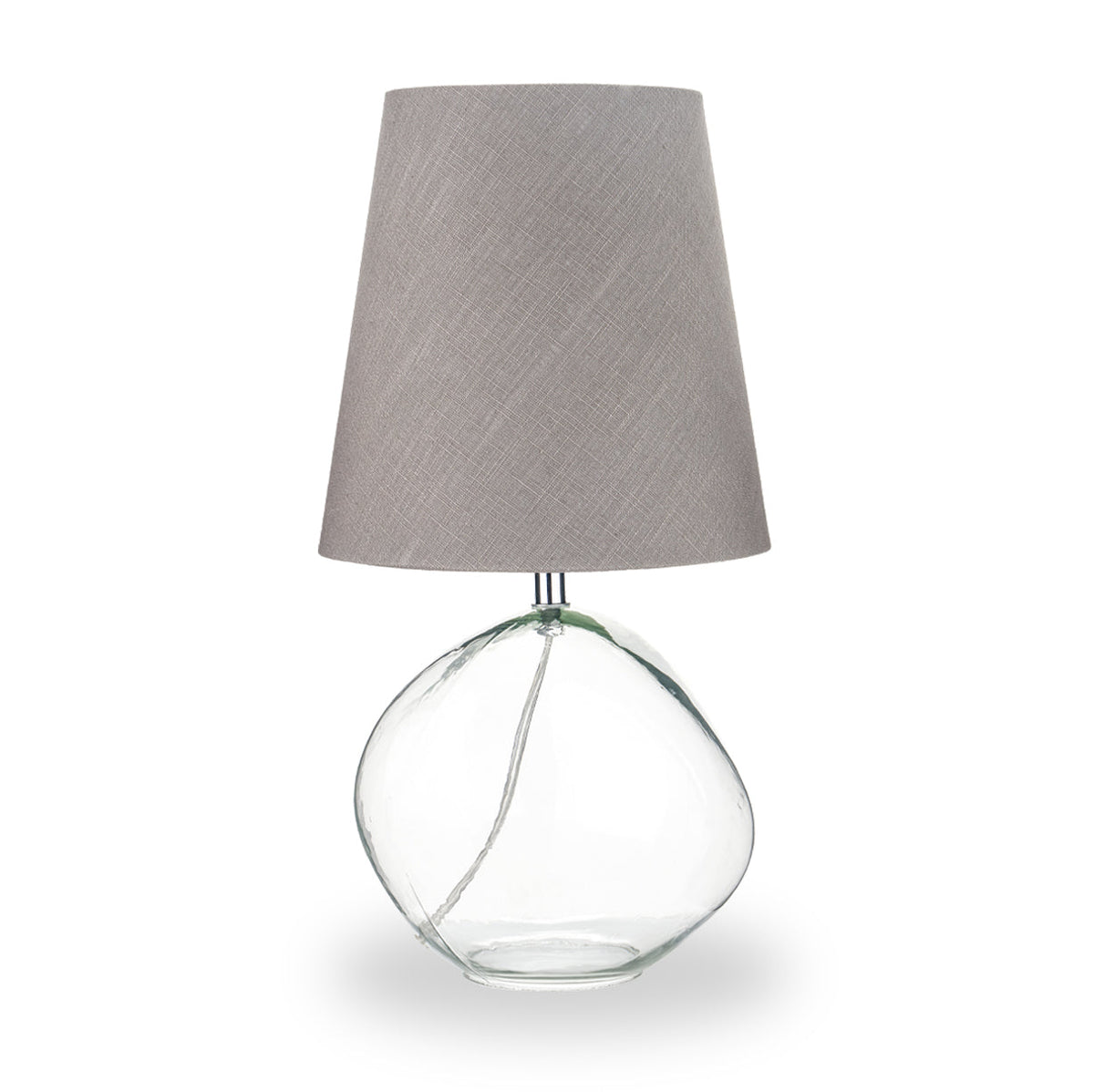 Hallie Clear Glass Table Lamp