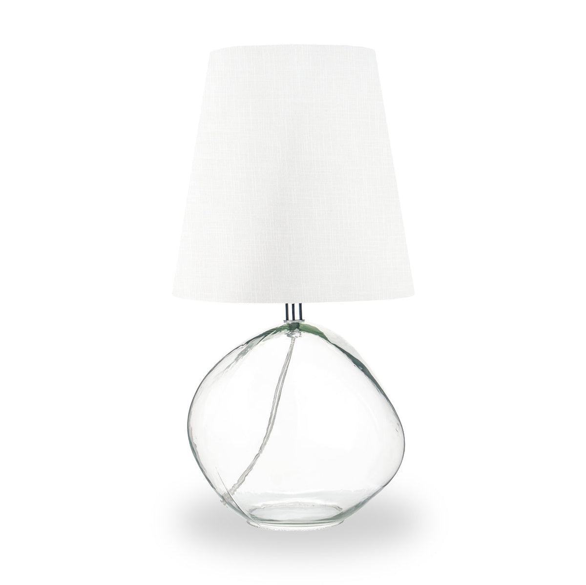 Hallie Clear Glass Table Lamp