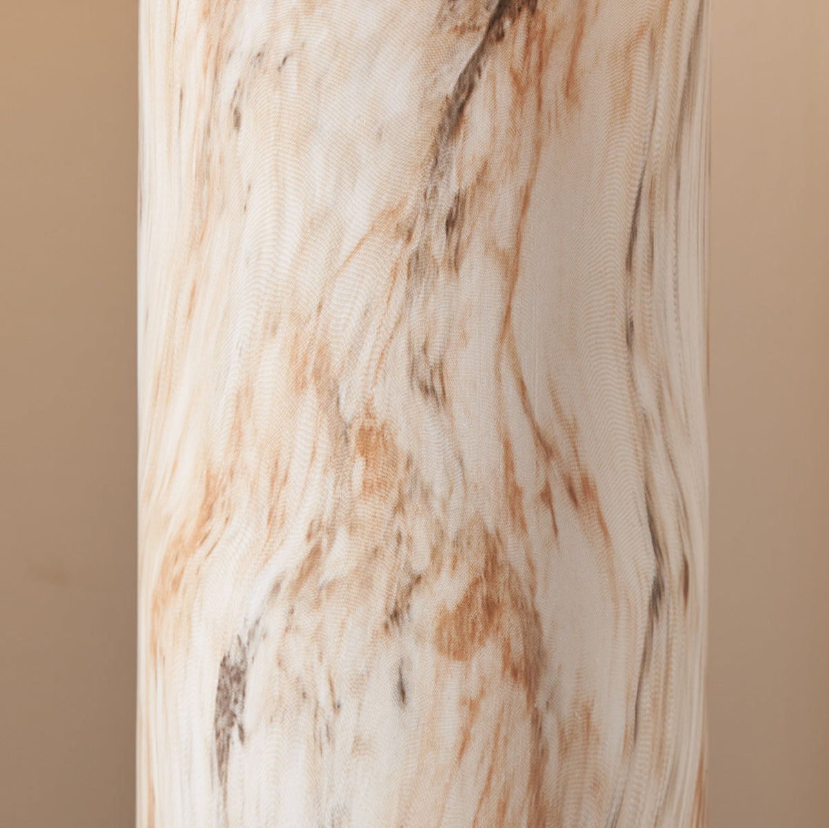 Carrara Stone Effect Ceramic Tall Table Lamp