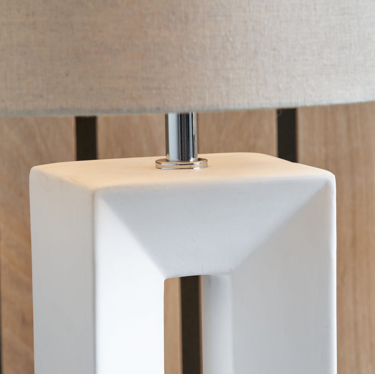 Block Ceramic Tall Table Lamp