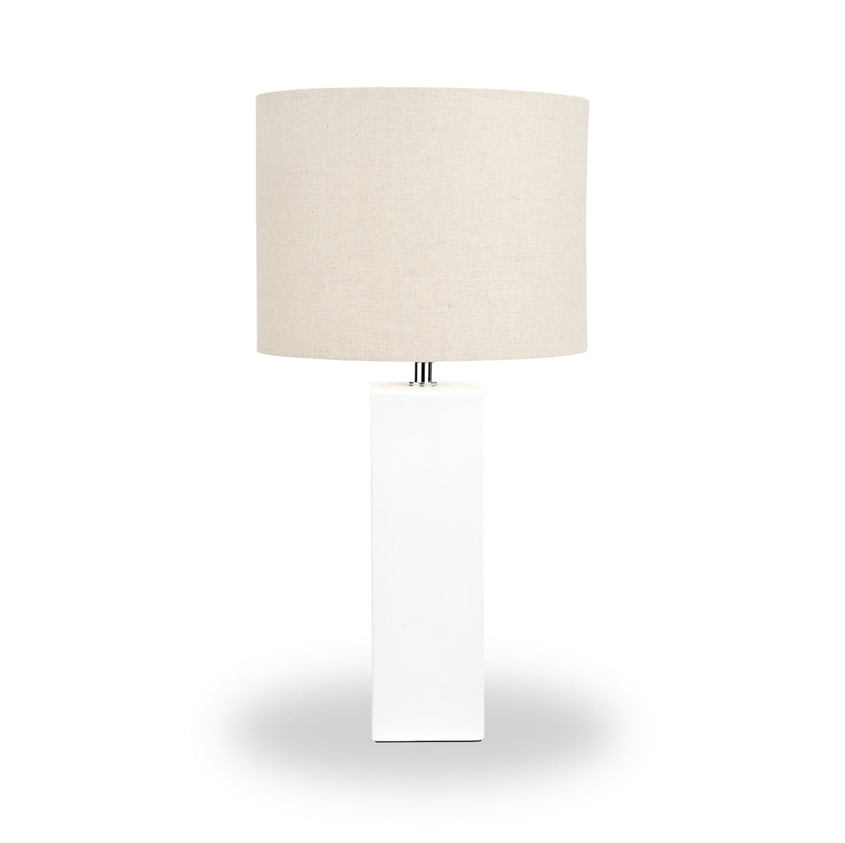 Block Ceramic Tall Table Lamp