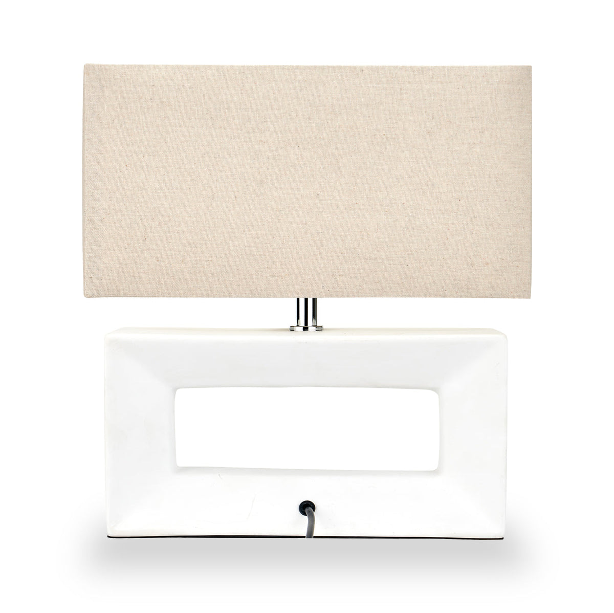 Block Ceramic Table Lamp