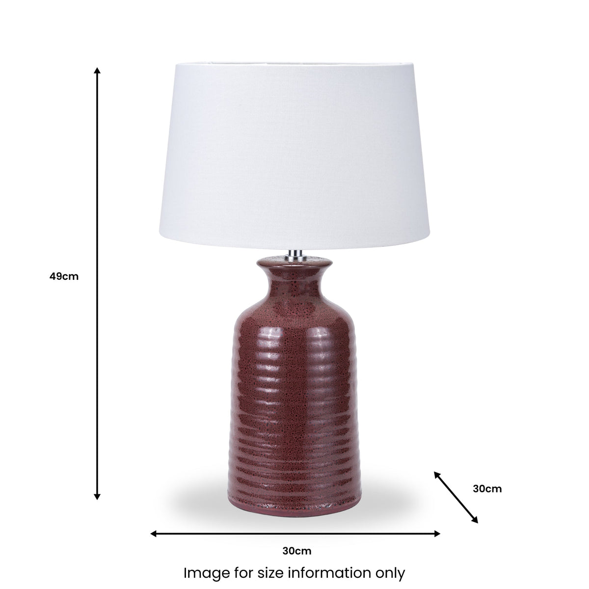 Helka Reactive Glaze Table Lamp