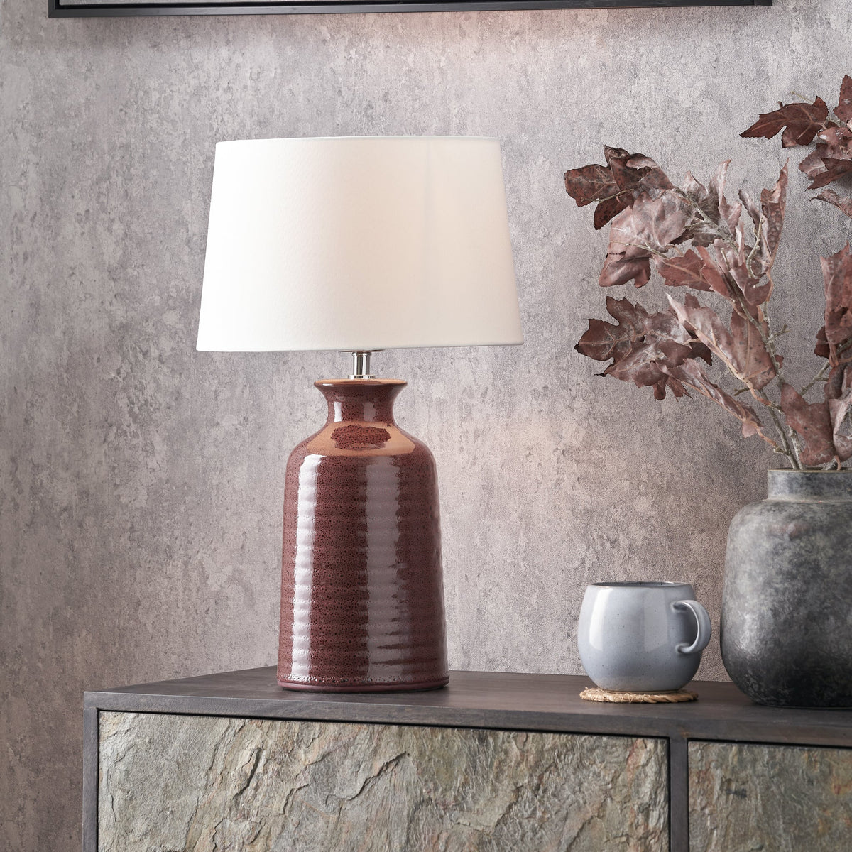 Helka Reactive Glaze Table Lamp