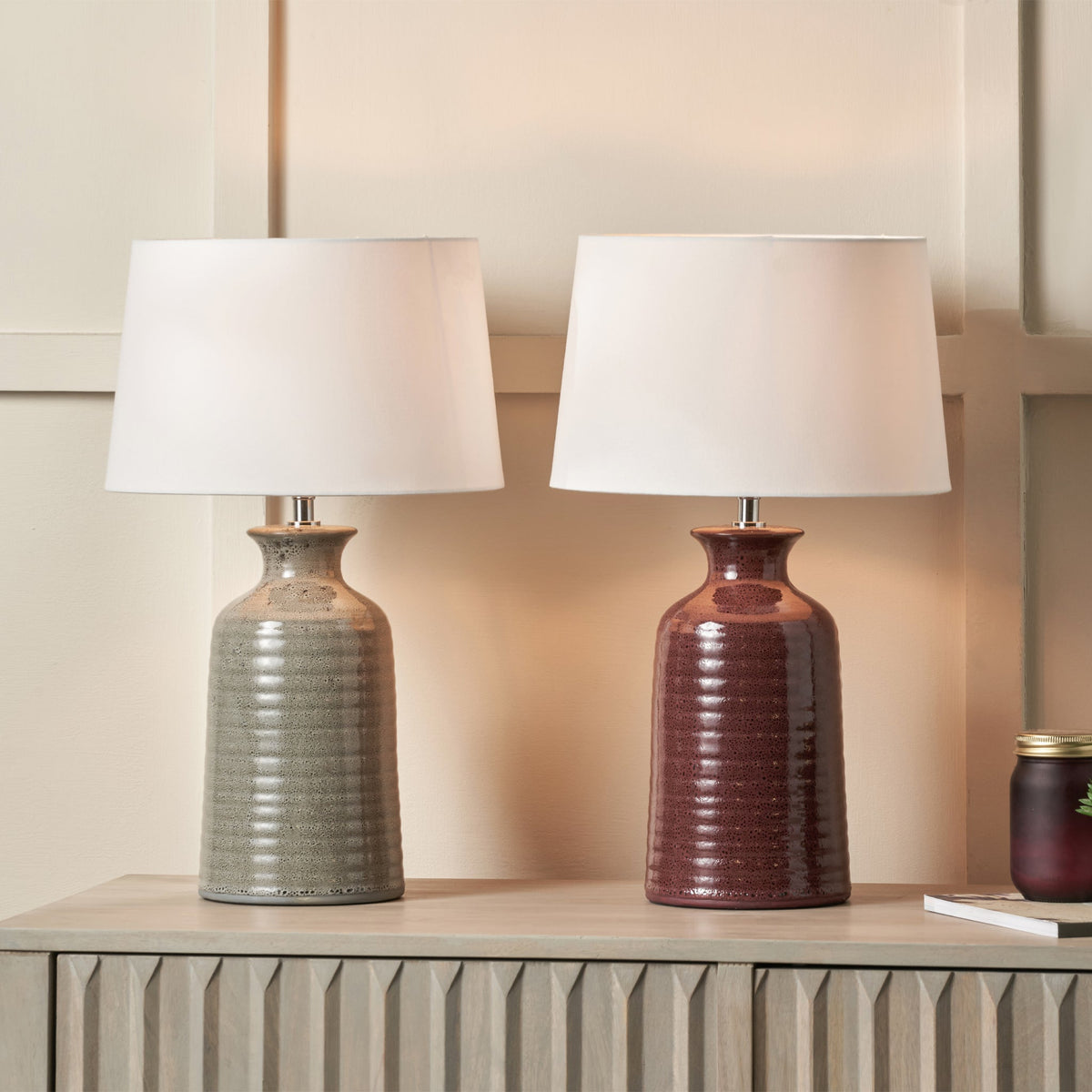 Helka Reactive Glaze Table Lamp