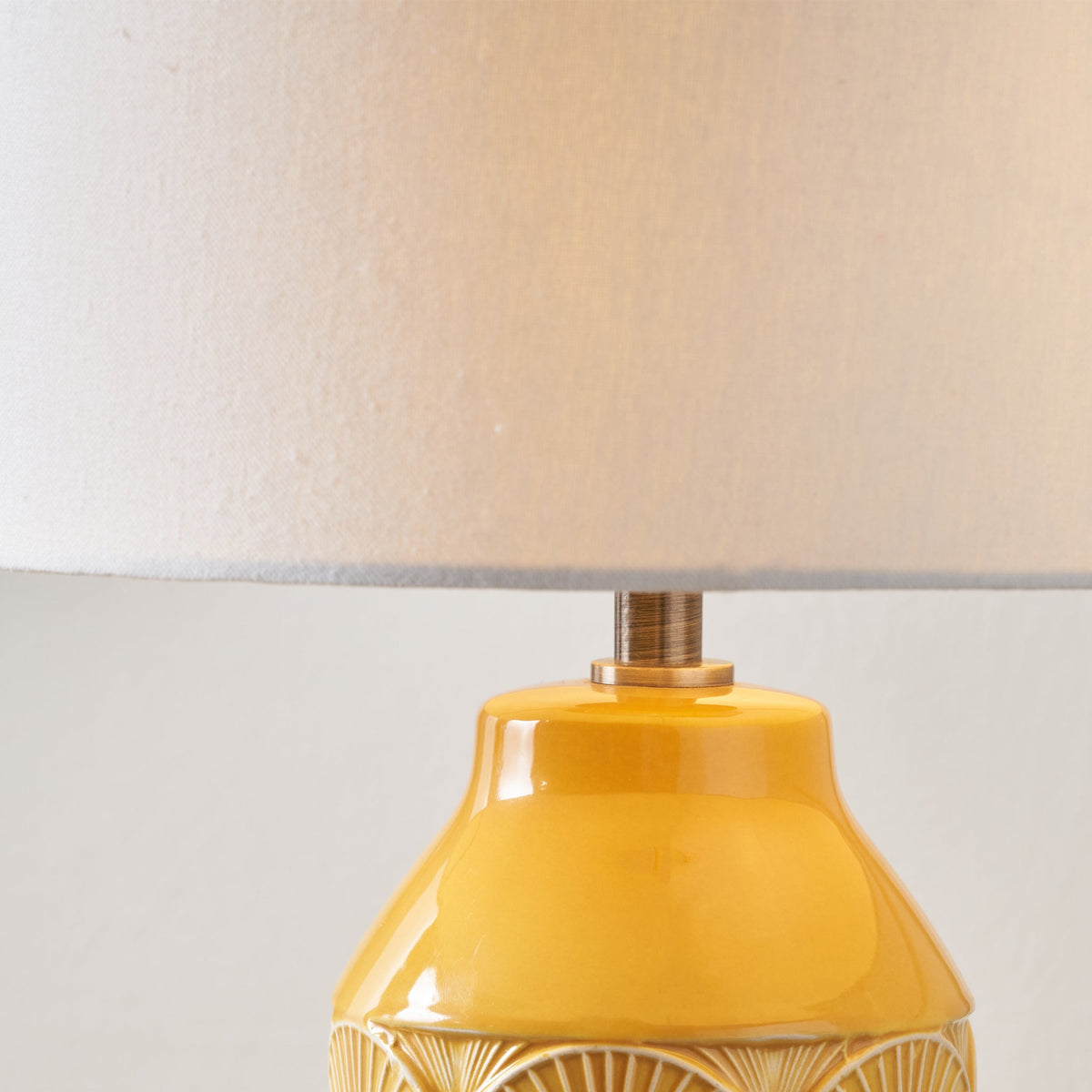 Bethan Embossed Ceramic Table Lamp