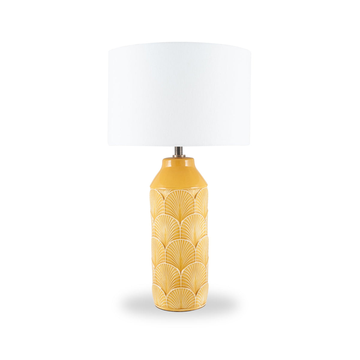 Bethan Embossed Ceramic Table Lamp
