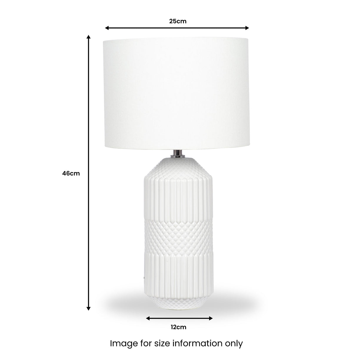 Meribel Geo Tall Ceramic Table Lamp