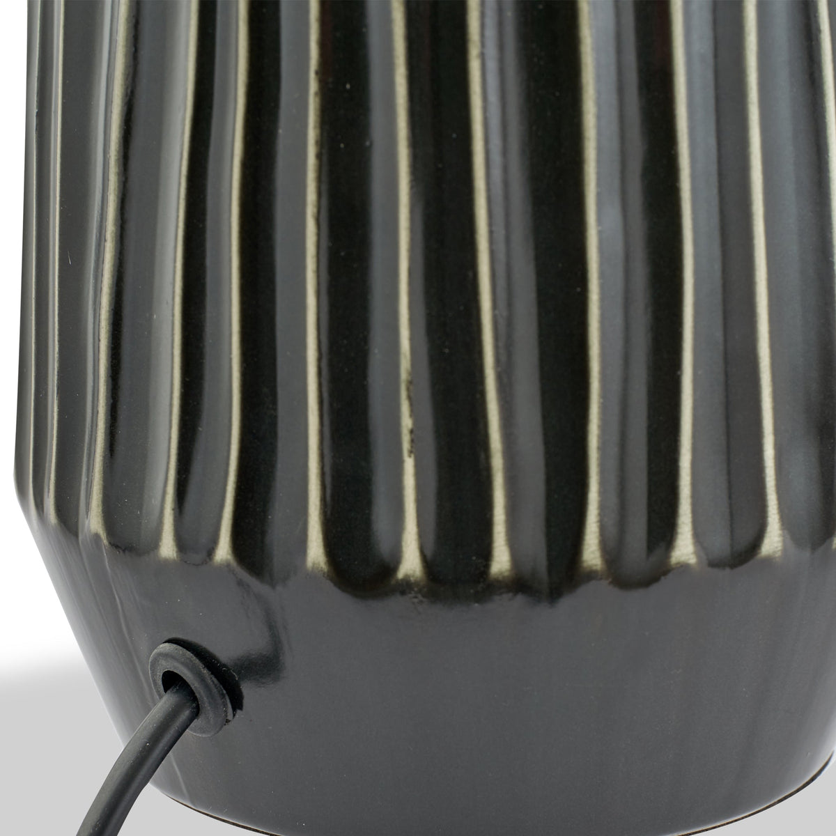 Artemis Textured Brushed Silver Tall Table Lamp