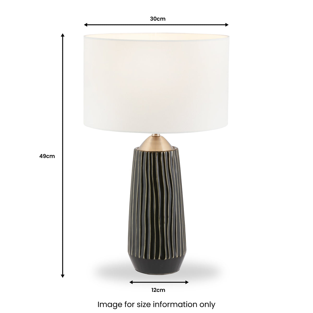 Artemis Textured Brushed Silver Tall Table Lamp
