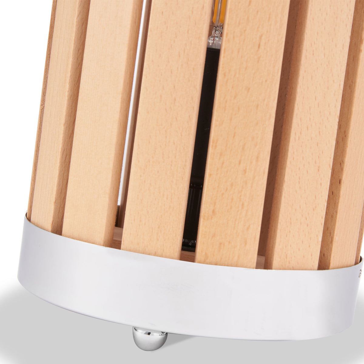 Austell Beach Wood Lantern Table Lamp