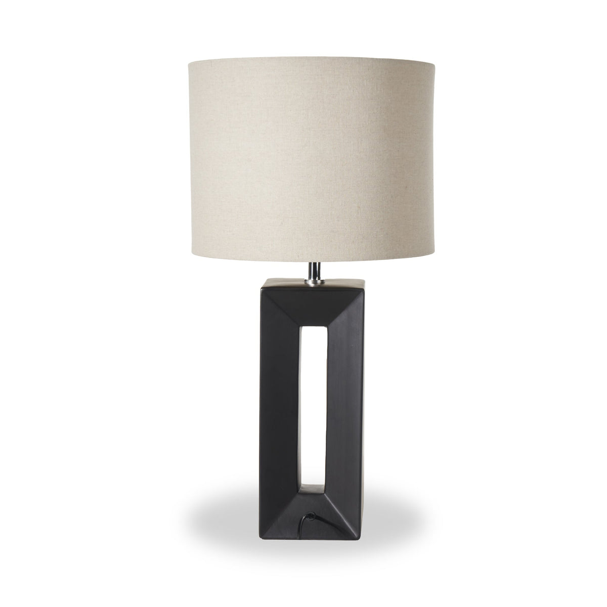 Block Ceramic Tall Table Lamp