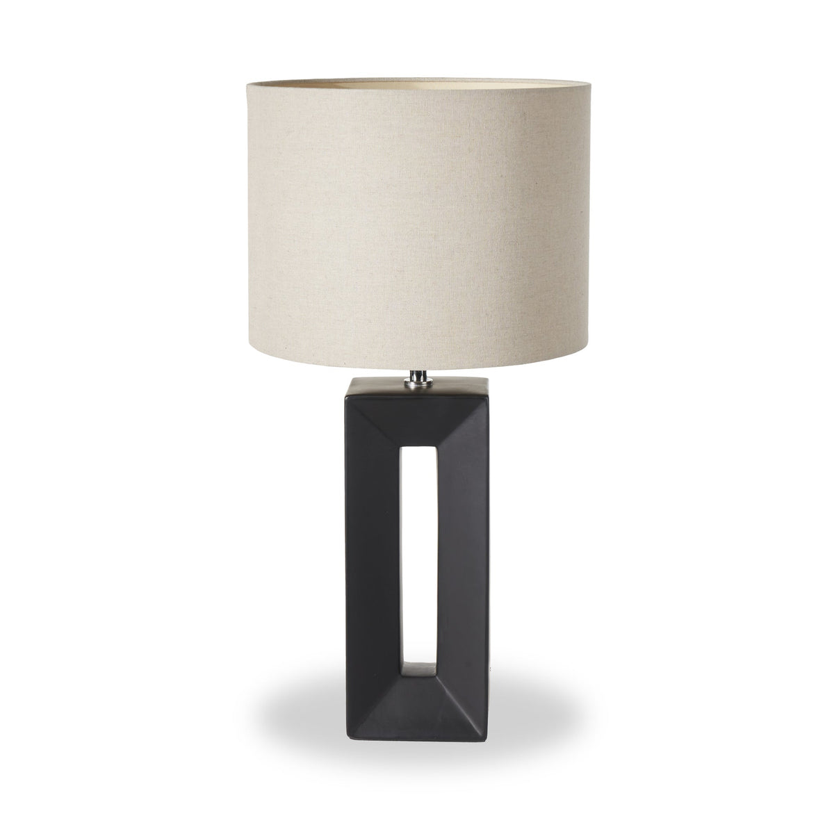 Block Ceramic Tall Table Lamp