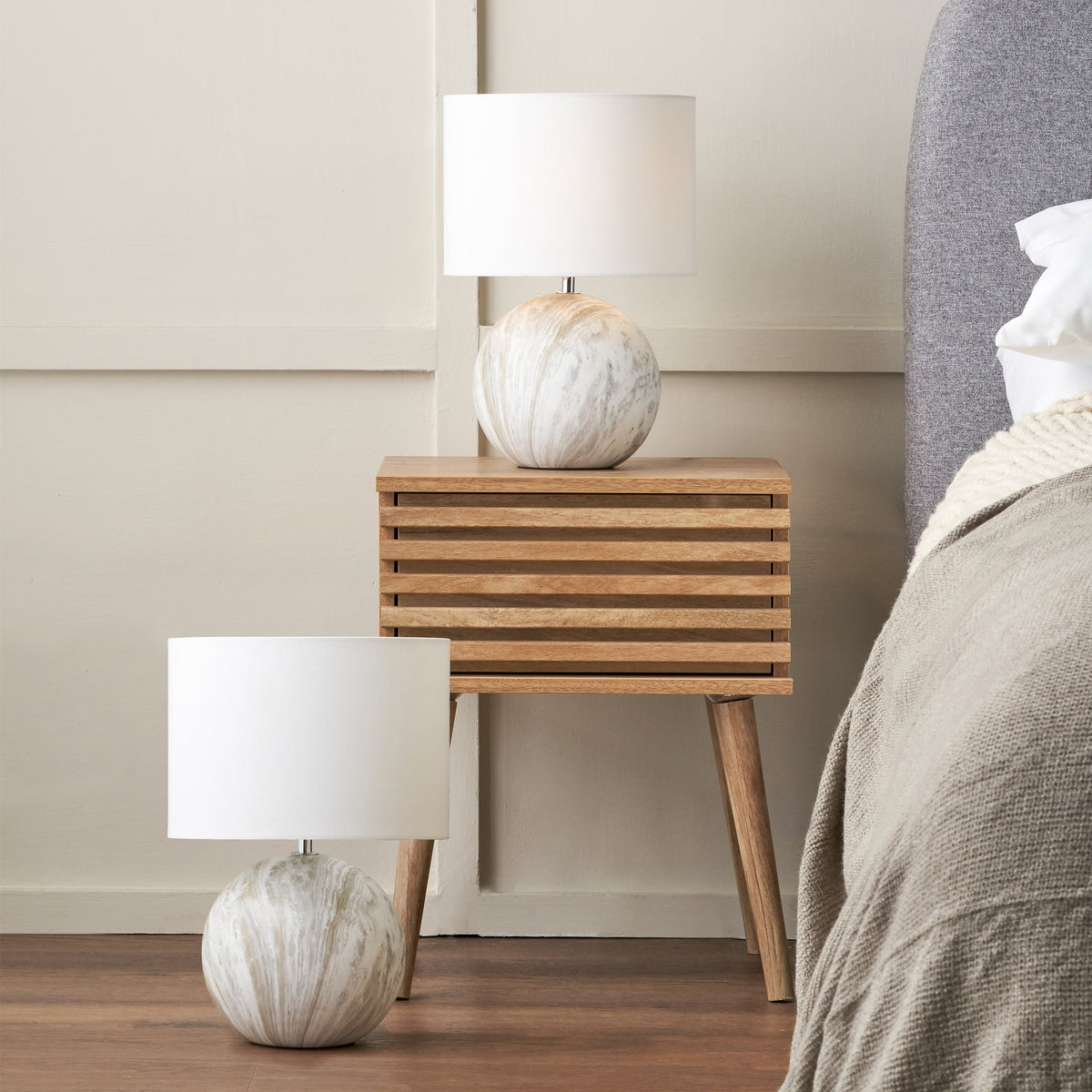 Viejo Stone Effect Ceramic Table Lamp