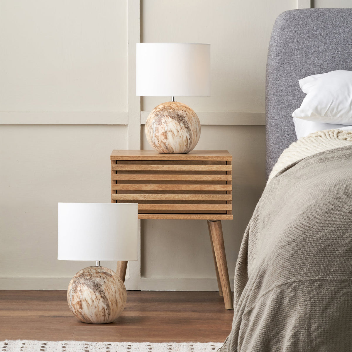 Viejo Stone Effect Ceramic Table Lamp