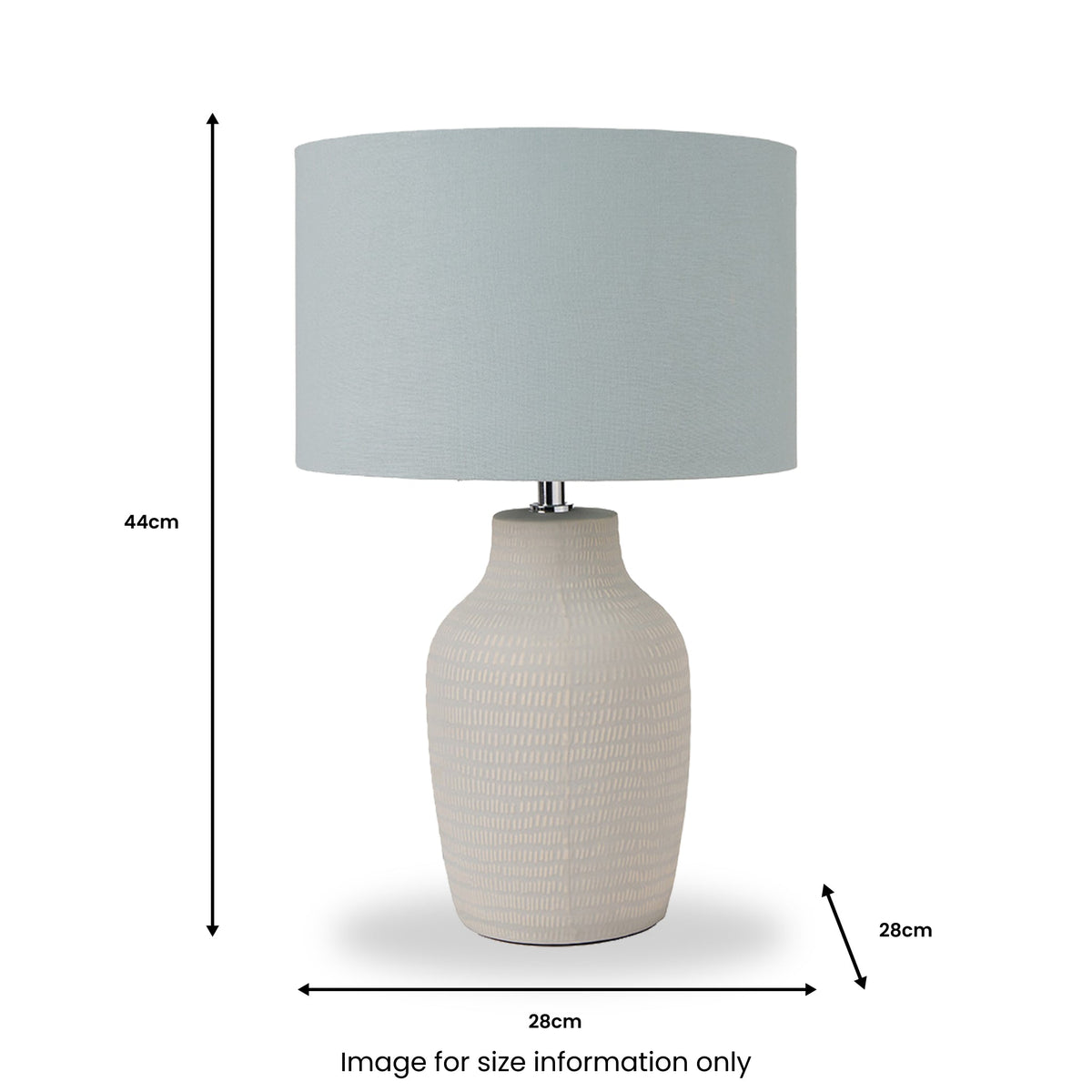 Kai Textured Tall Ceramic Table Lamp