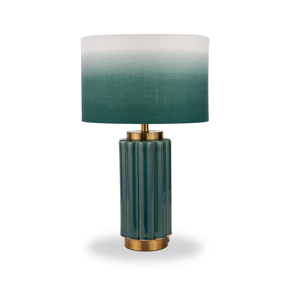 Lushan Scalloped Ceramic Table Lamp