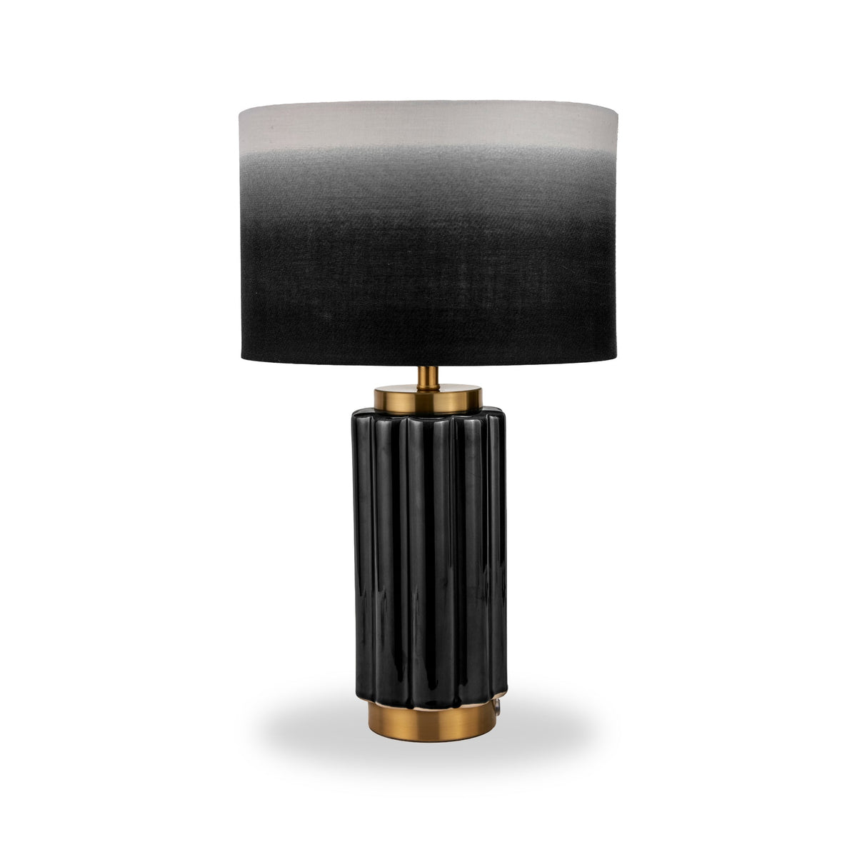 Lushan Scalloped Ceramic Table Lamp
