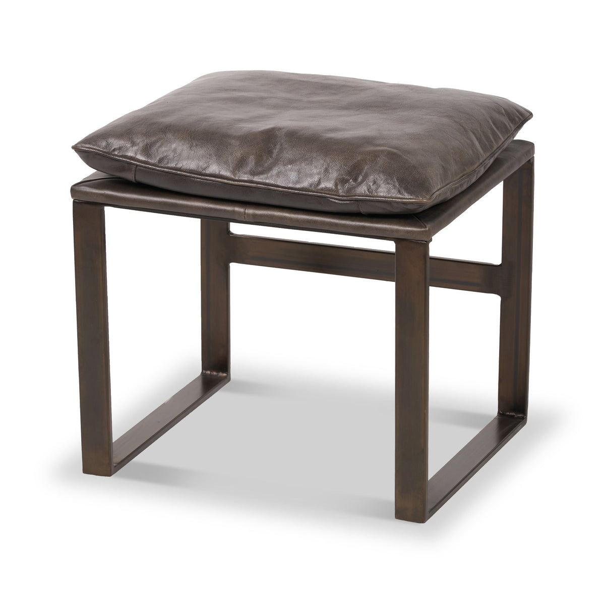 Nico Leather Accent Chair & Footstool