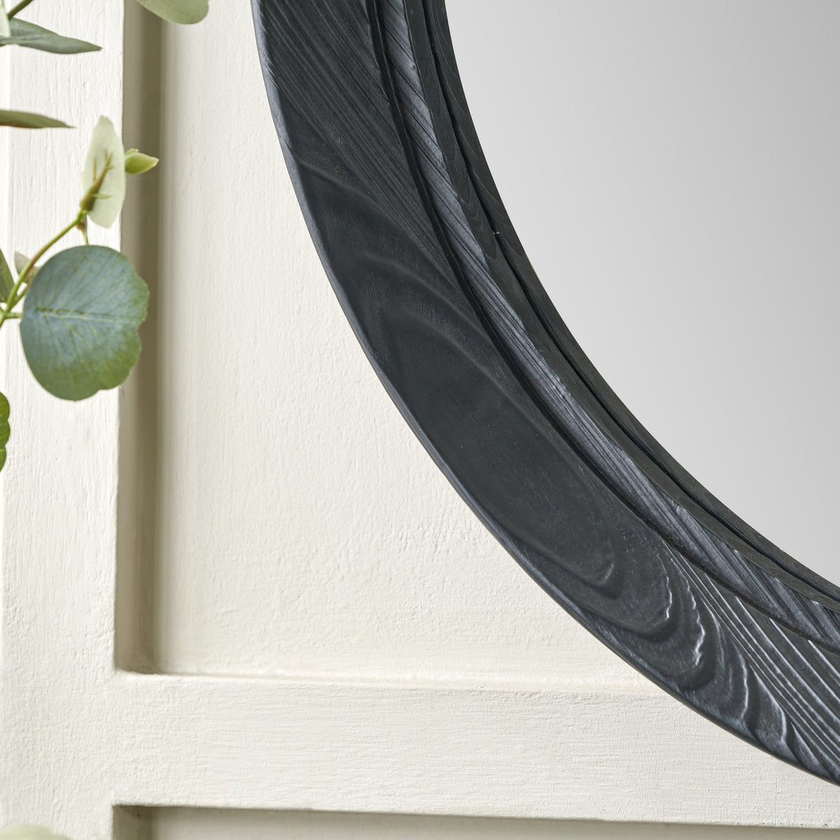 Elwood Black Fir Effect Wall Mirror
