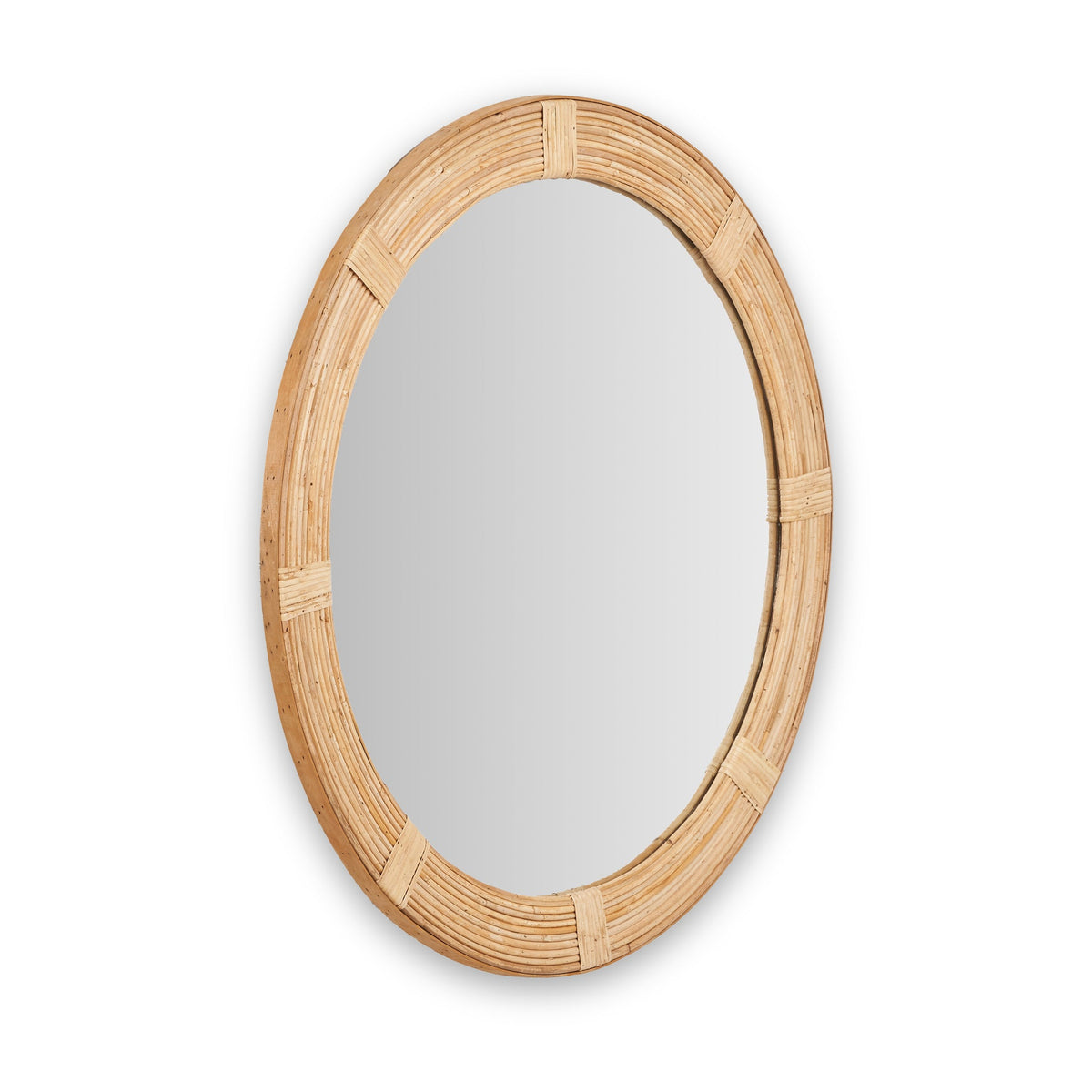 Amara Natural Rattan Framed Wall Mirror