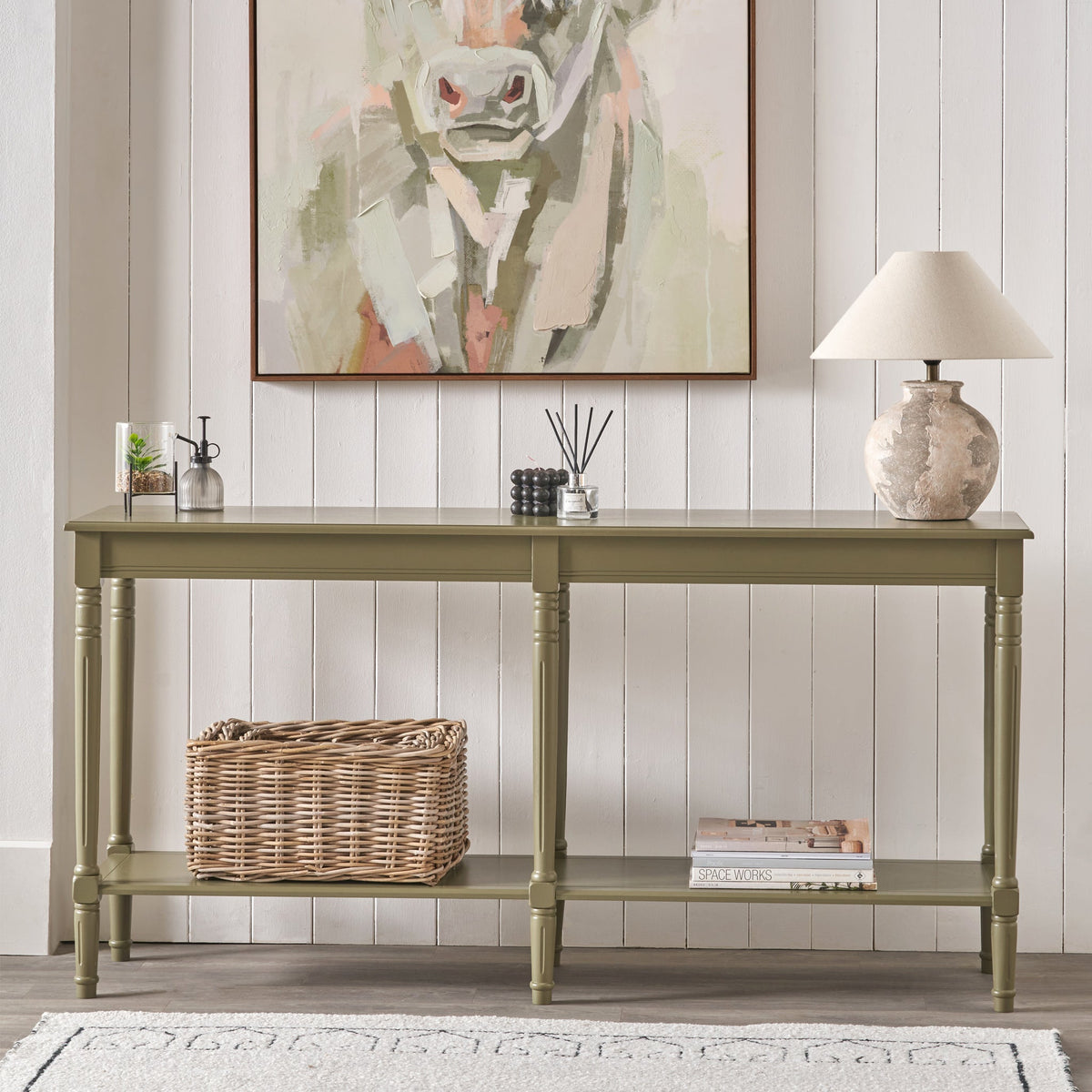 Heritage Pine Large Console Table