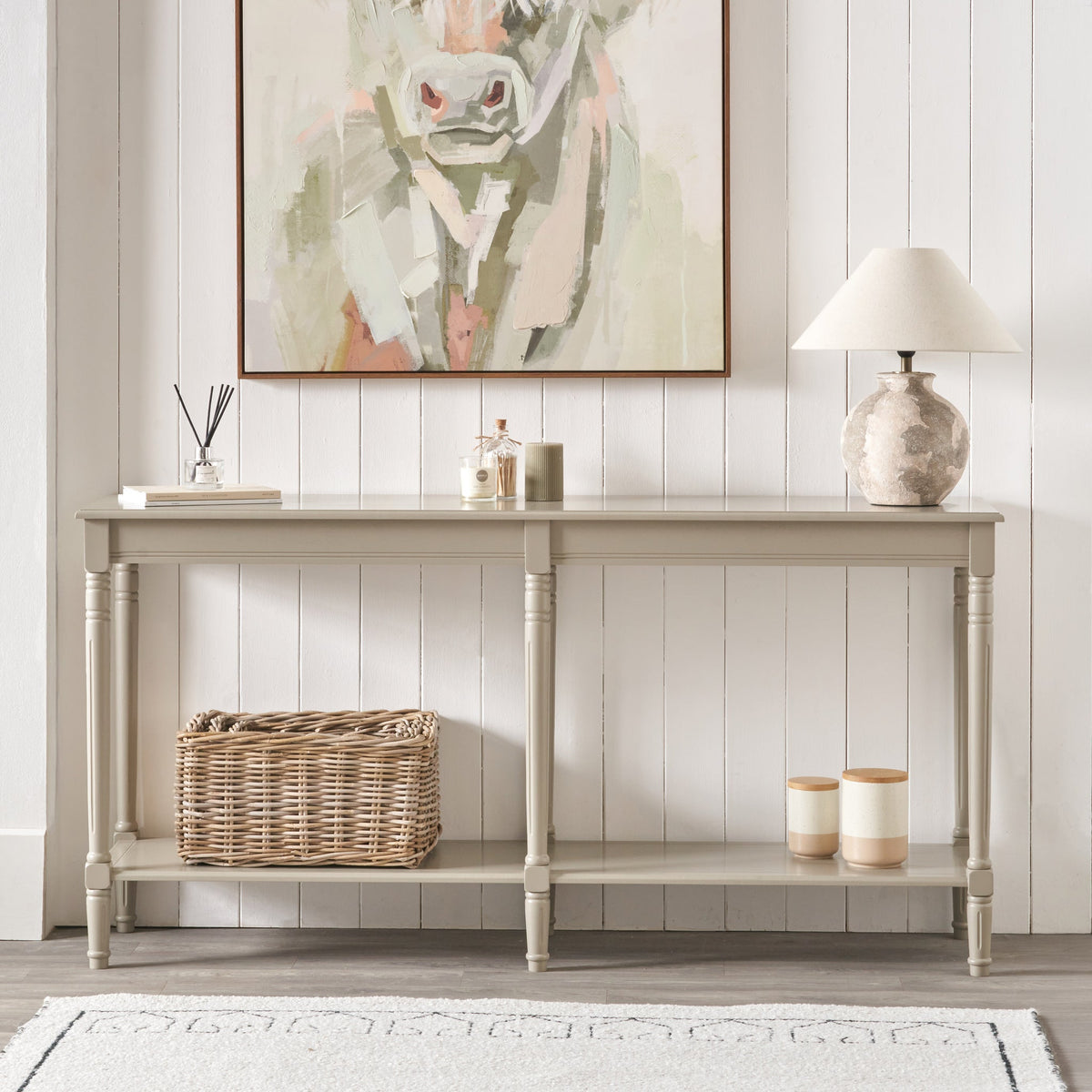 Heritage Pine Large Console Table