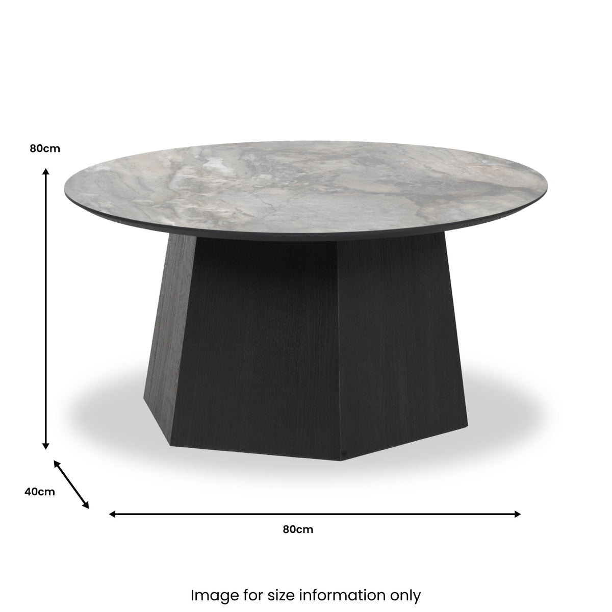 Myana Marble Effect Coffee Table