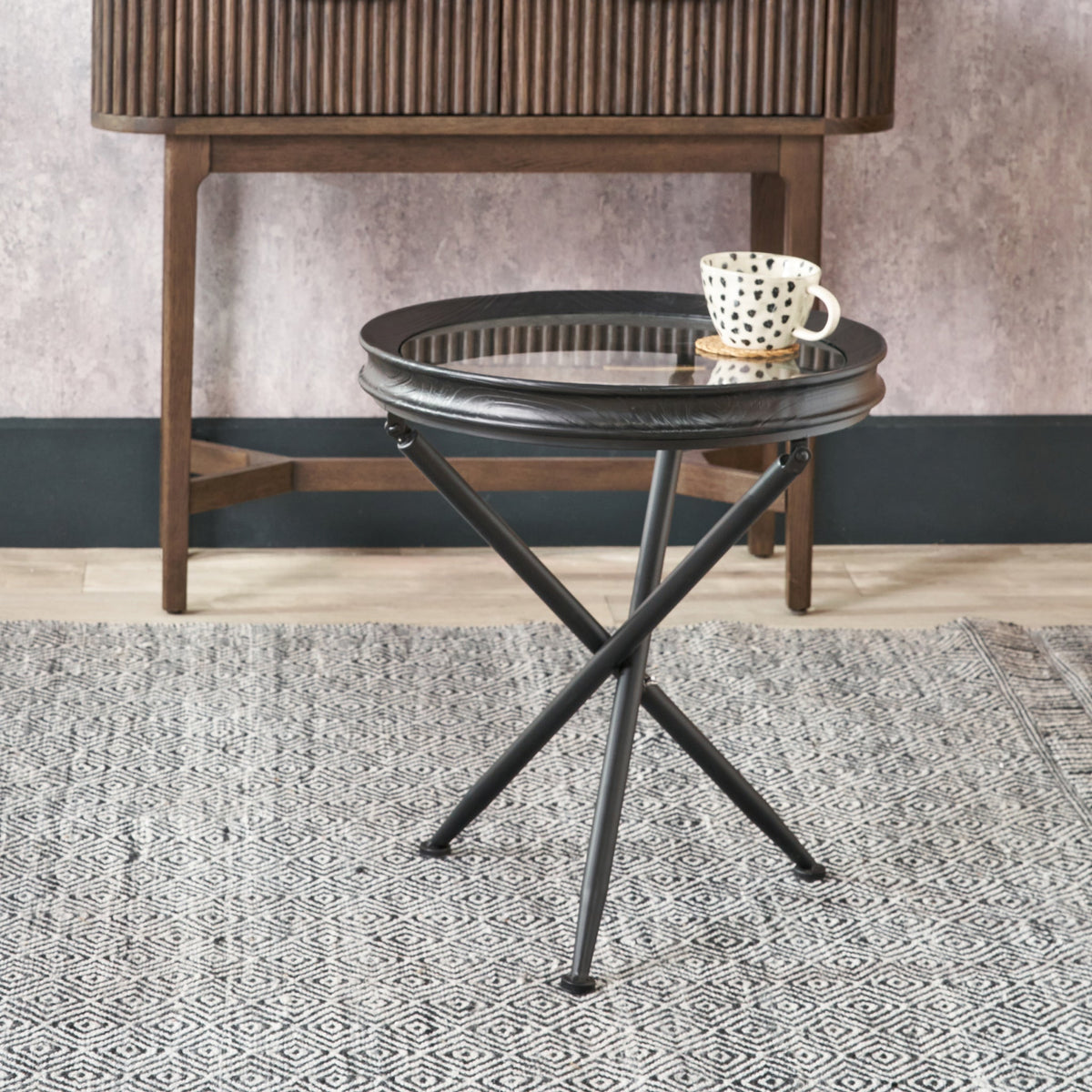 Elwood Glass Side Table