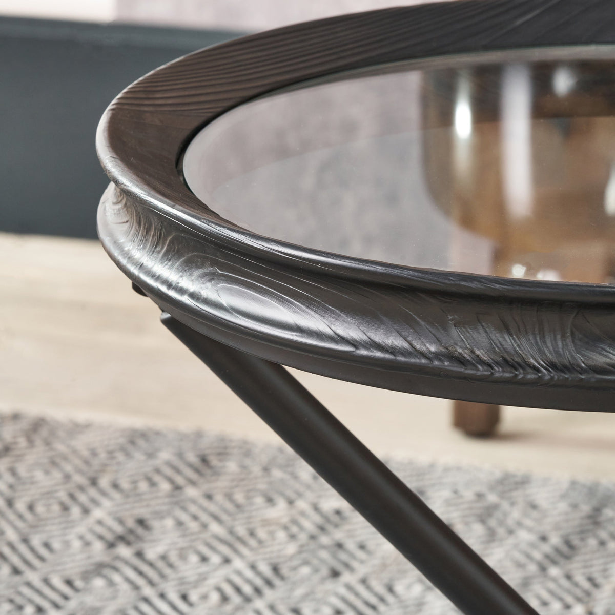 Elwood Glass Side Table