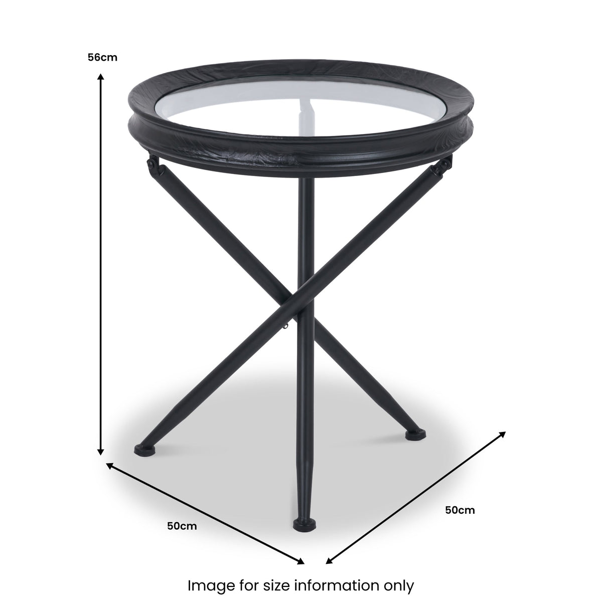 Elwood Glass Side Table