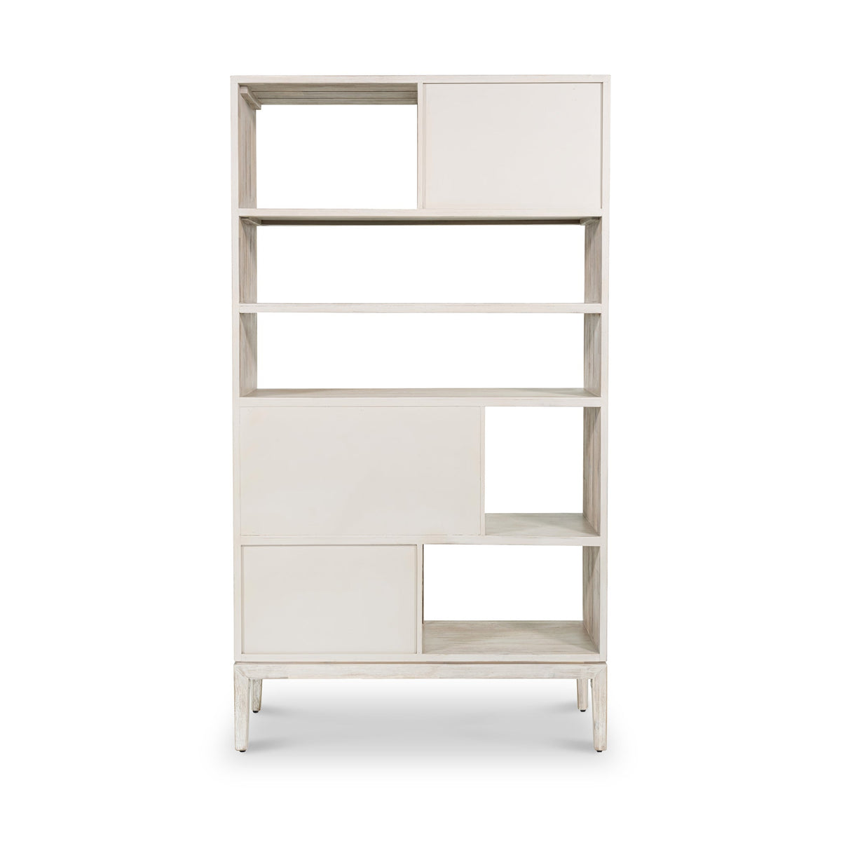 Gio White Sand Acacia Bookcase