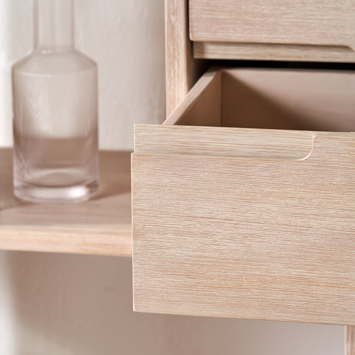 Gio White Sand Acacia Bookcase