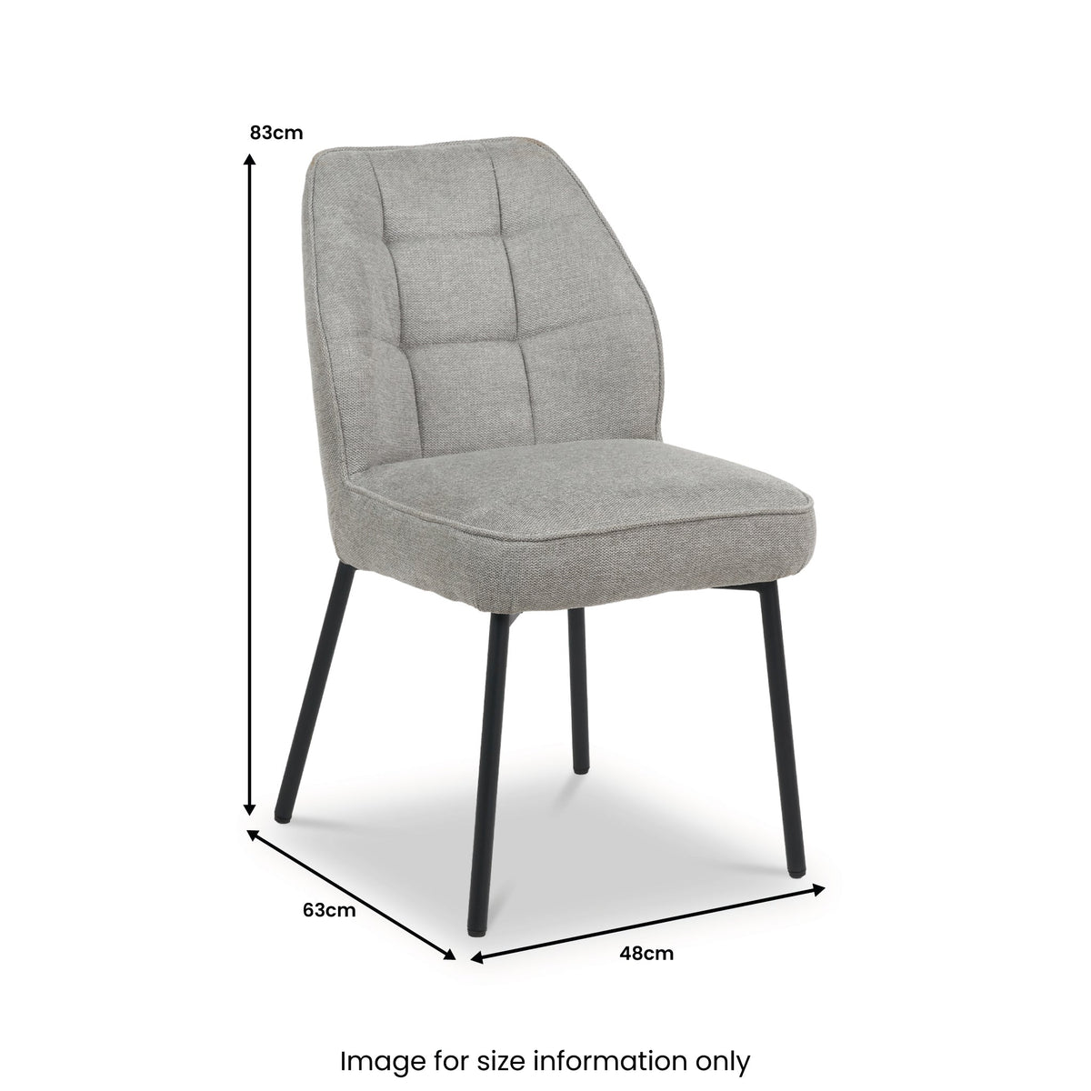 Enya Quilted Back Dining Chair