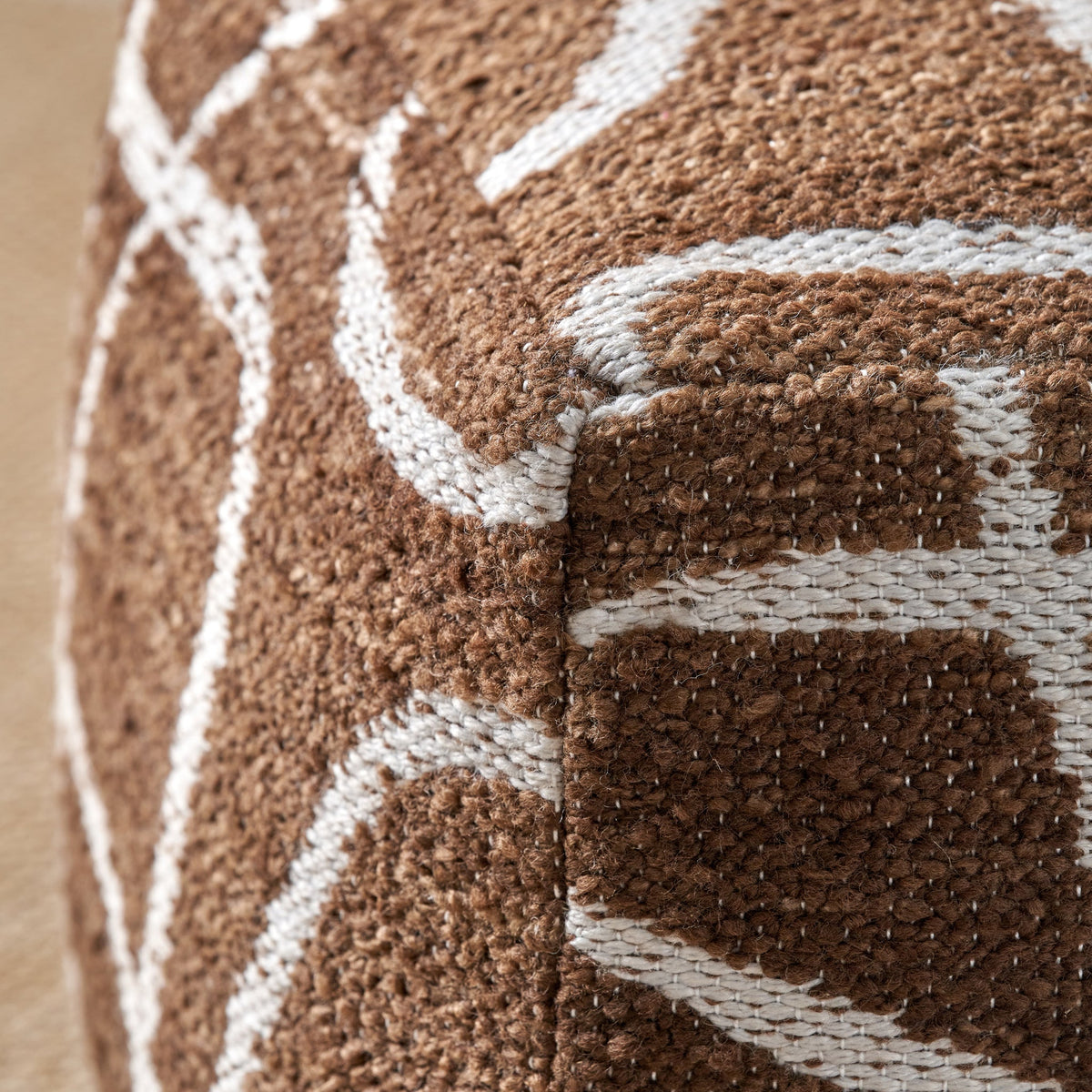 Tabria Indoor & Outdoor Abstract Design Pouffe