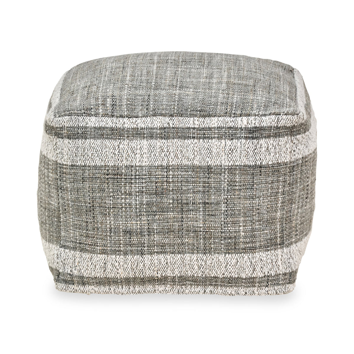 Highclere Indoor & Outdoor Stripe Design Pouffe