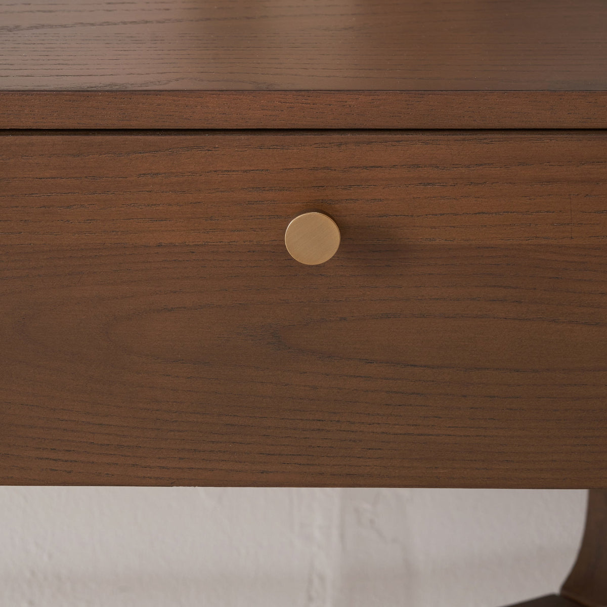 Elias Dark Ash 2 Drawer Console Table