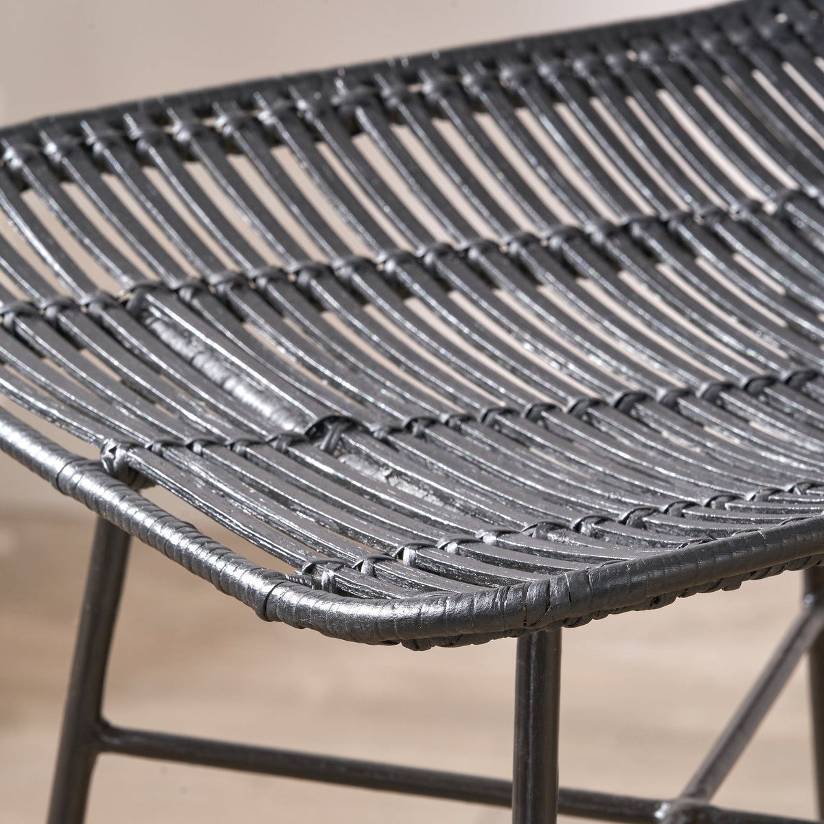 Rattan Core Bar Stool