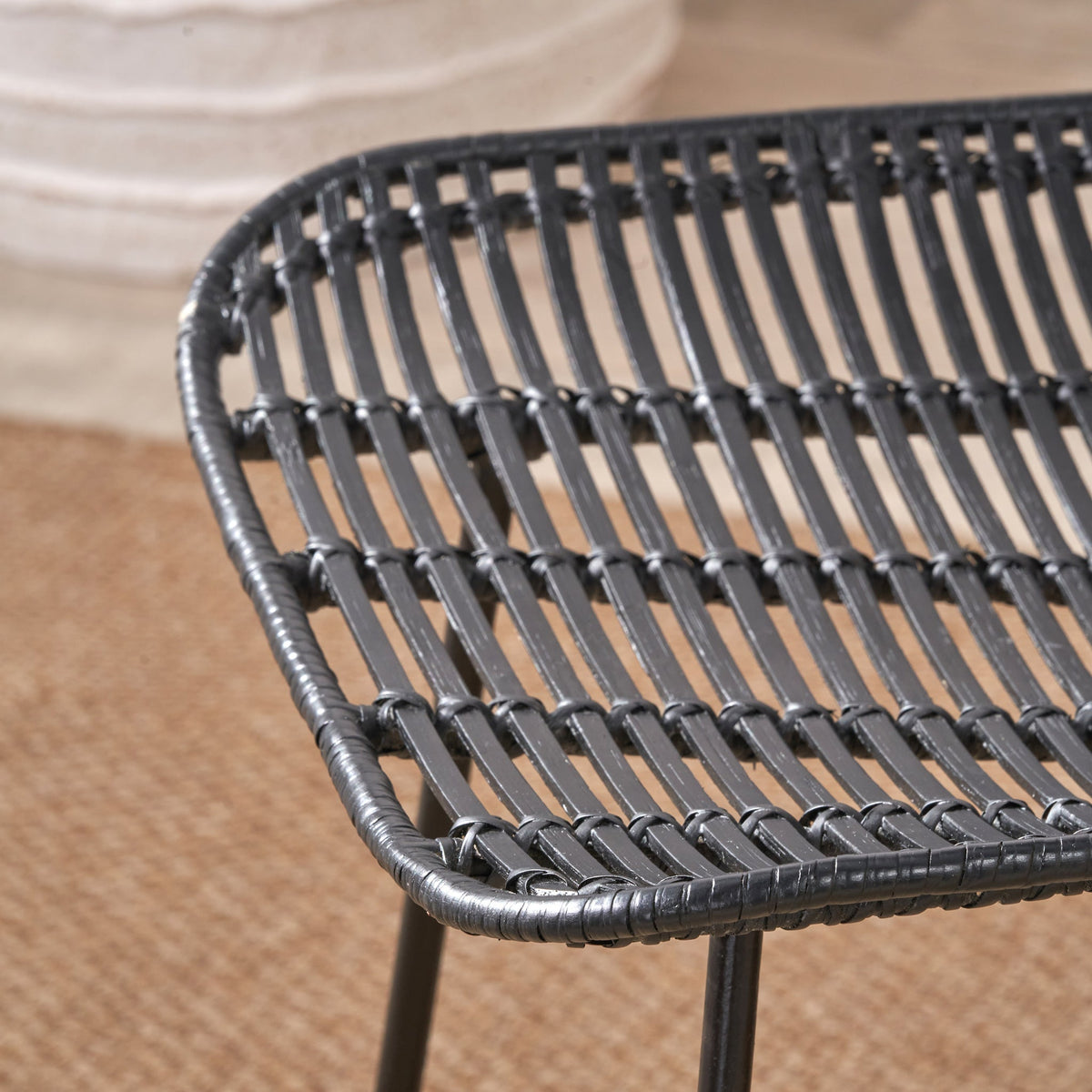 Rattan Core Dining Chair