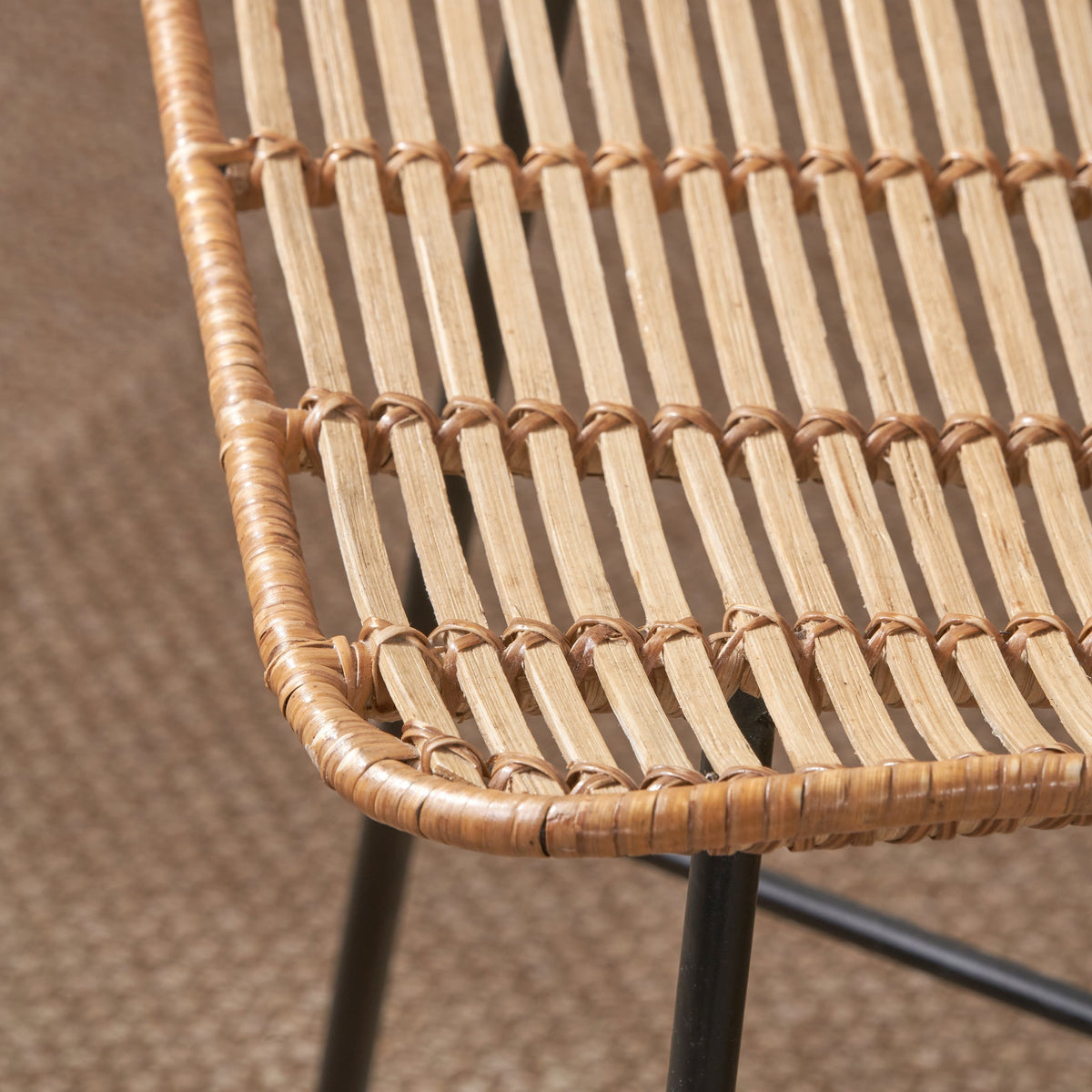 Rattan Core Dining Chair