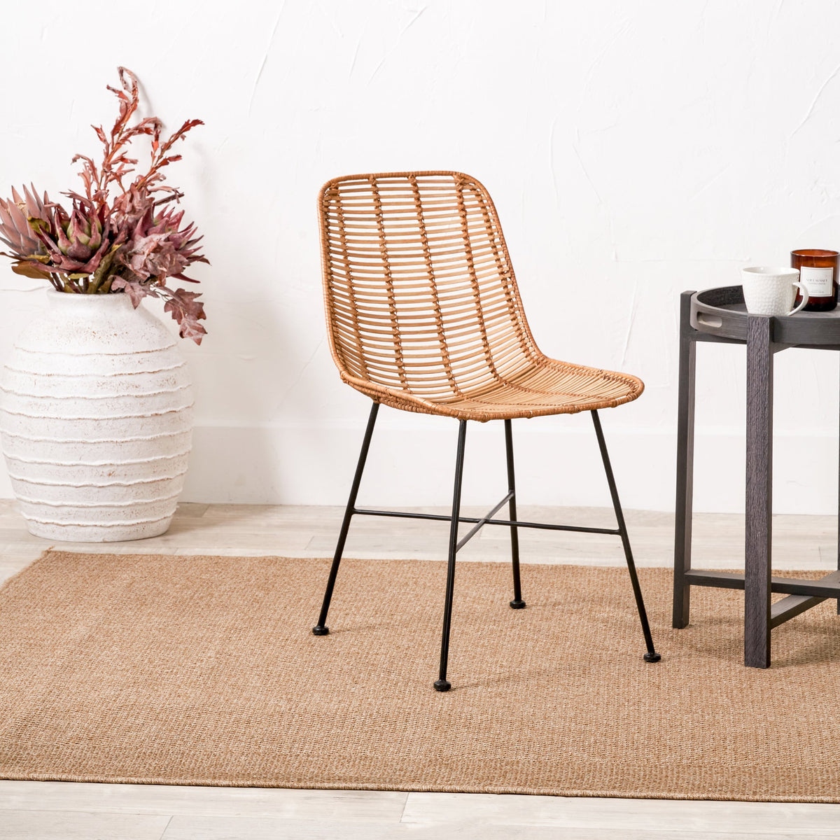 Rattan Core Dining Chair