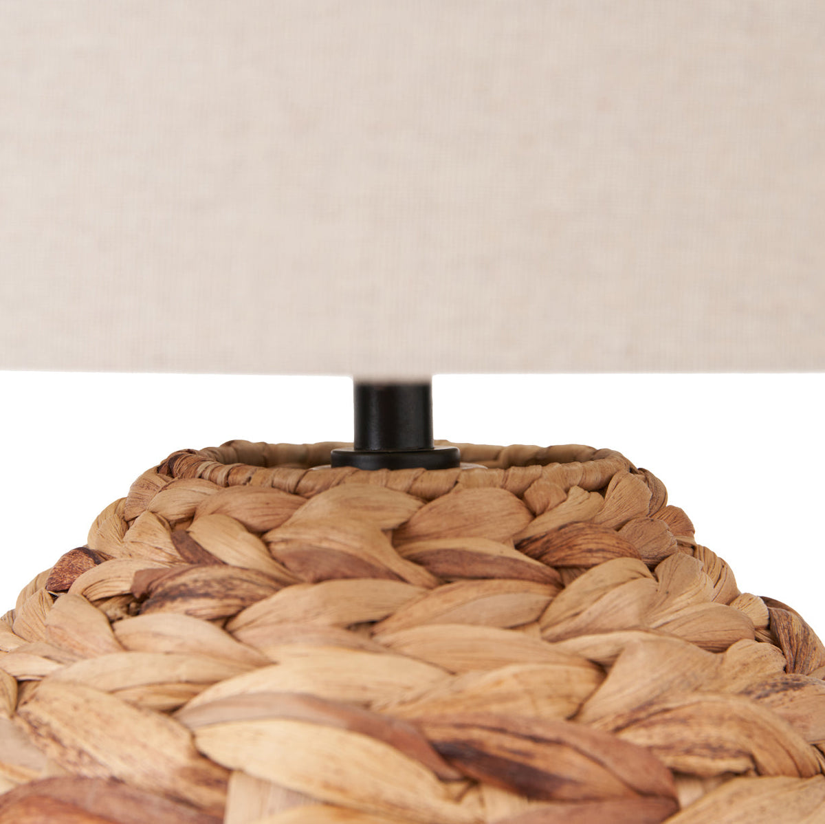 Zadi Natural Plaited Water Hyacinth Table Lamp
