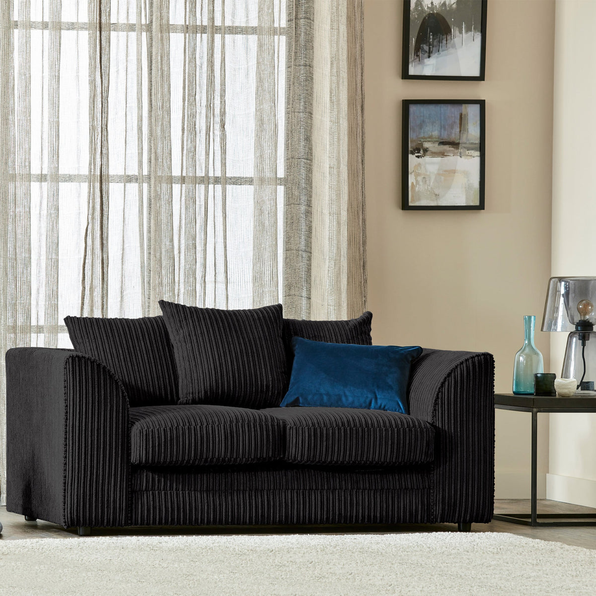 Bletchley Jumbo Cord 2 Seater Sofa