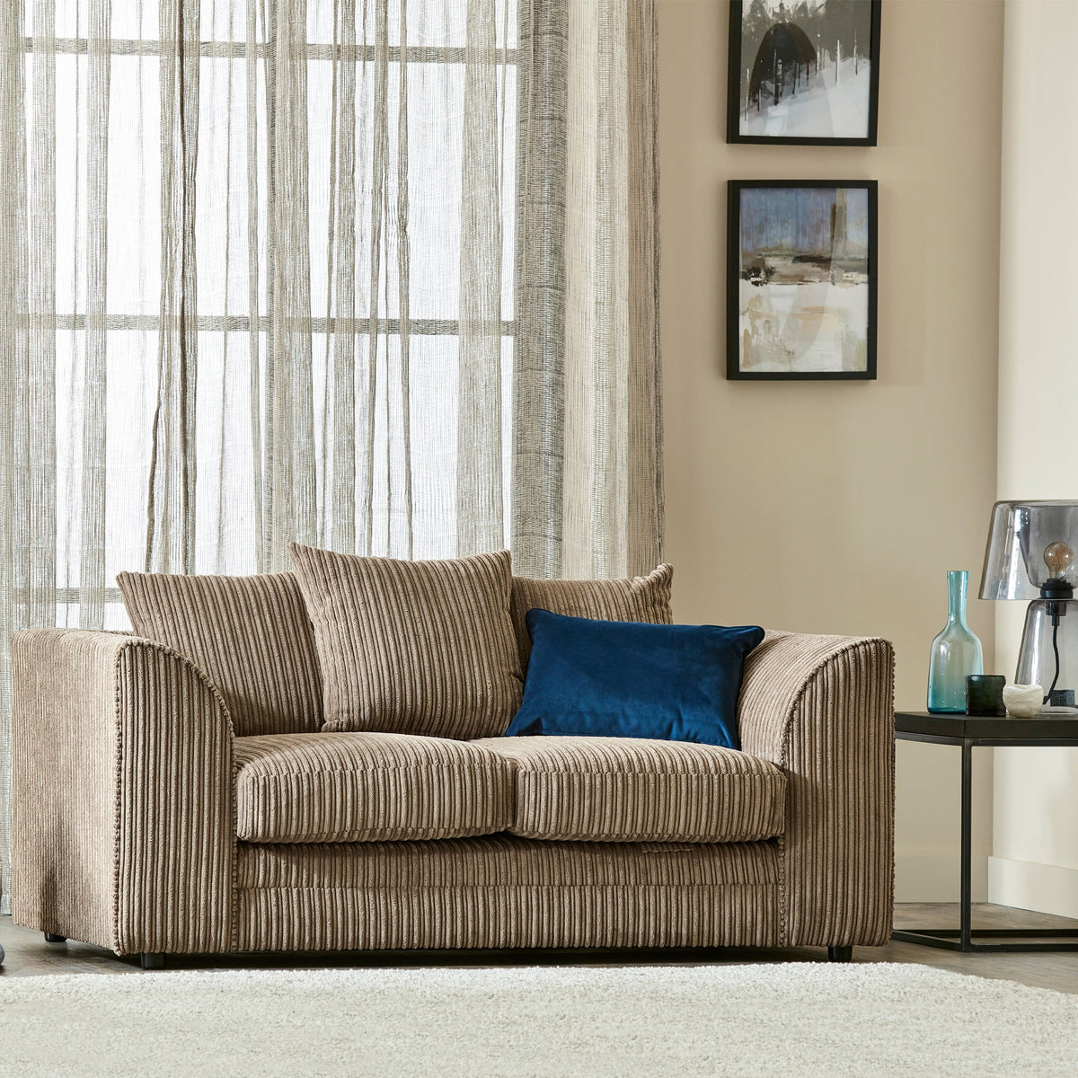Bletchley Jumbo Cord 2 Seater Sofa