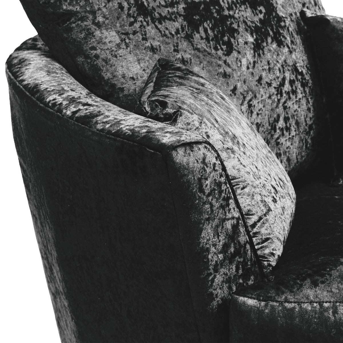 Tamara Crushed Velvet Swivel Chair