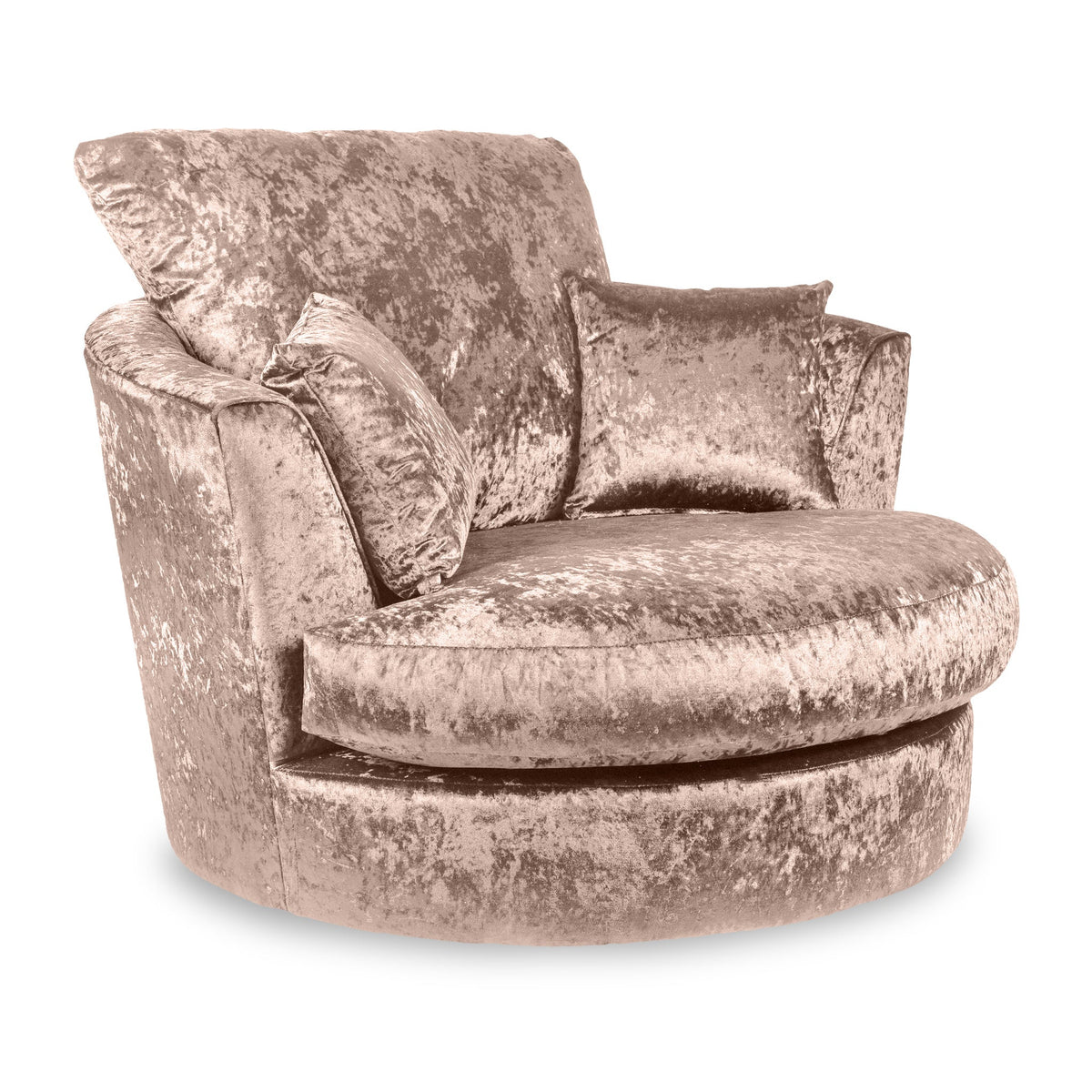 Tamara Crushed Velvet Swivel Chair