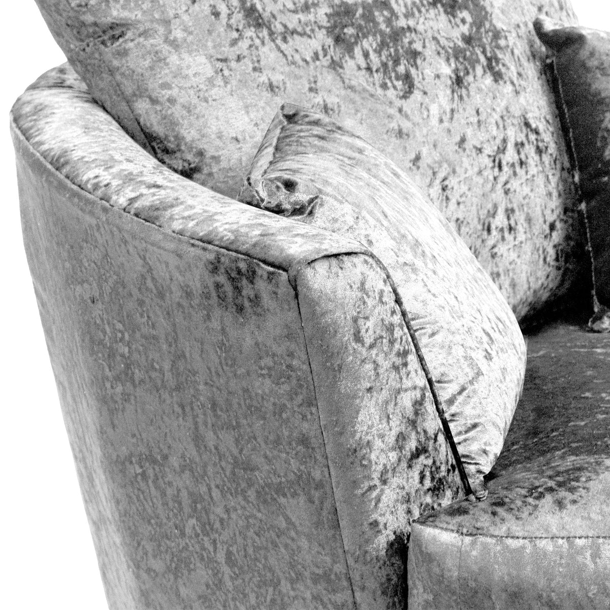 Tamara Crushed Velvet Swivel Chair
