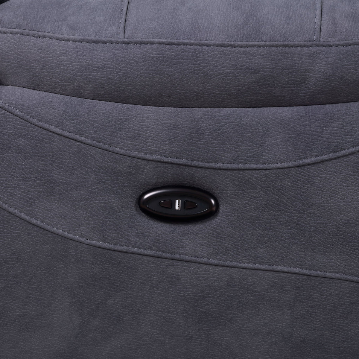 Conway Charcoal Power Reclining 2 Seater Sofa