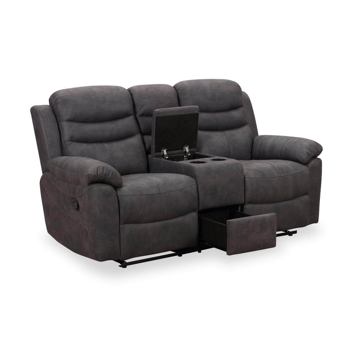 Conway Reclining 2 Seater Sofa with Console
